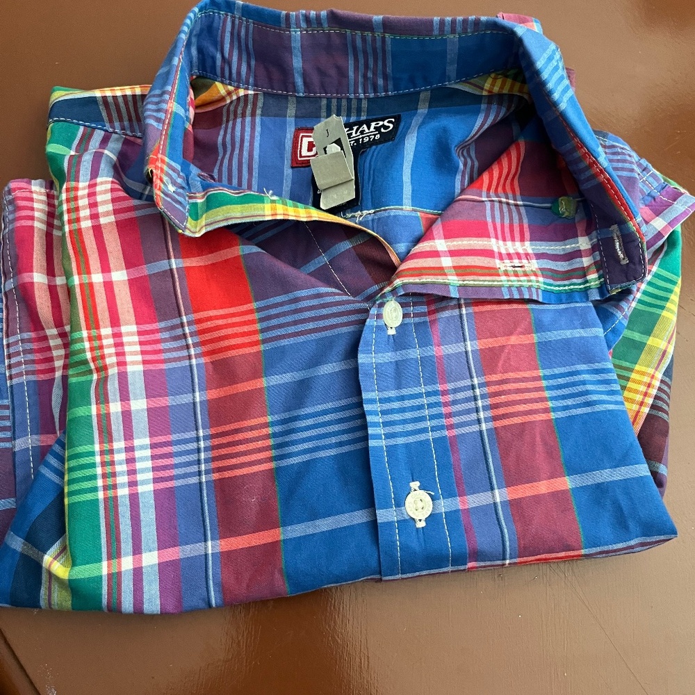 Chaps boys button up shirt